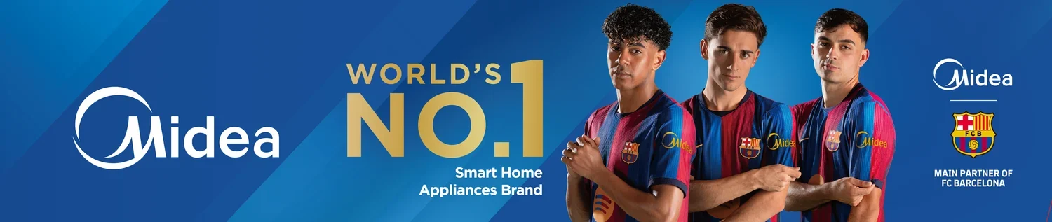 Midea, maailma suurim kodumasinate bränd ja FC Barcelona peasponsor
